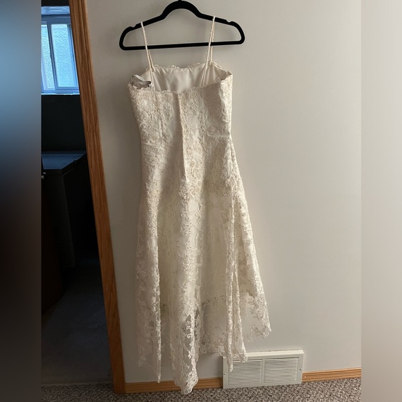 Wedding dress, removable under-skirt, Alfred Angelo, worn once, size 6 - Picture 10 of 15